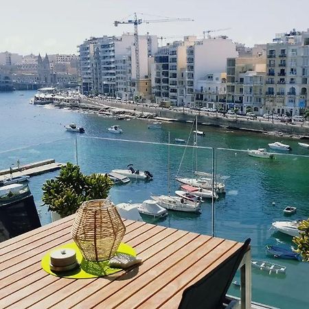 Splendid Seaside Retreat On Spinola Bay Apartman San Ġiljan Kültér fotó