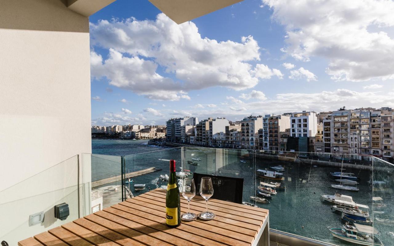 Splendid Seaside Retreat On Spinola Bay Apartman San Ġiljan Kültér fotó