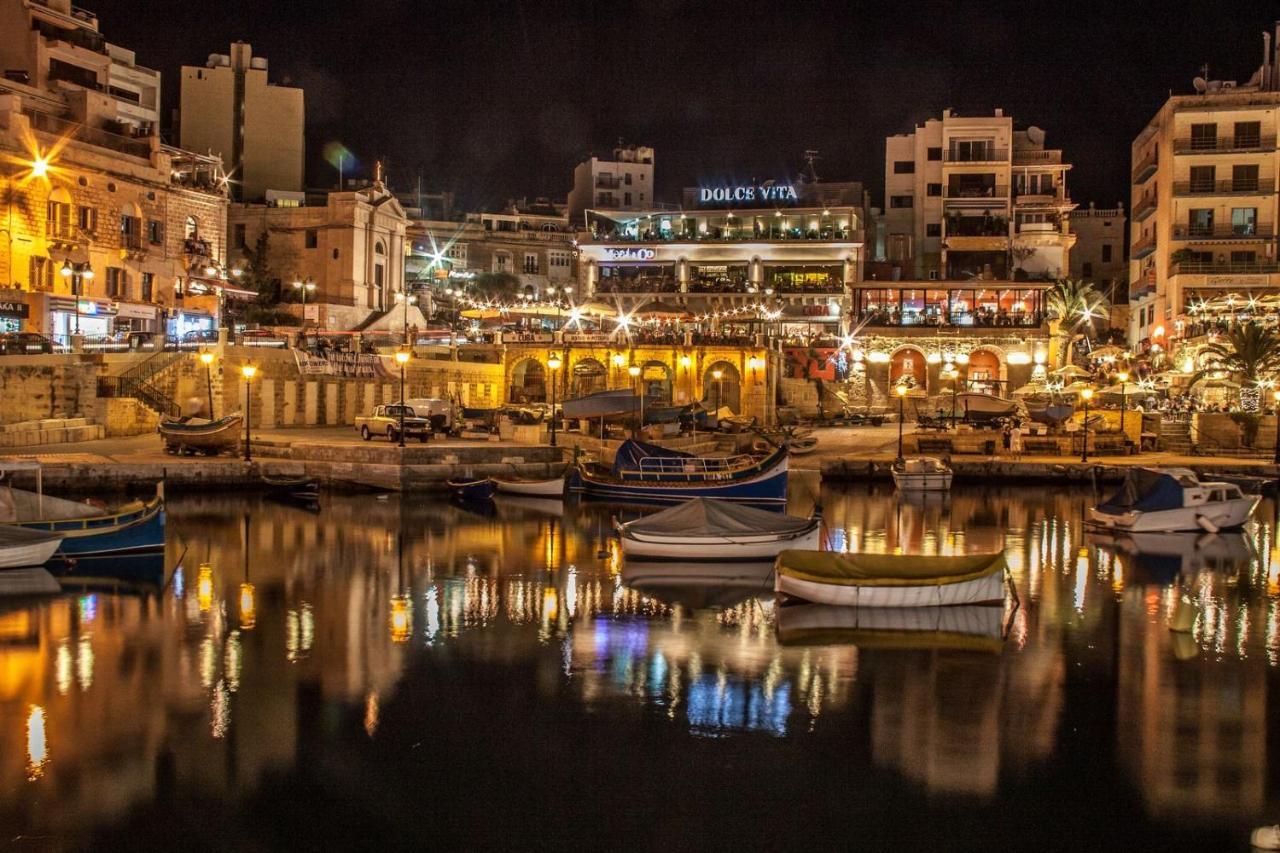 Splendid Seaside Retreat On Spinola Bay Apartman San Ġiljan Kültér fotó